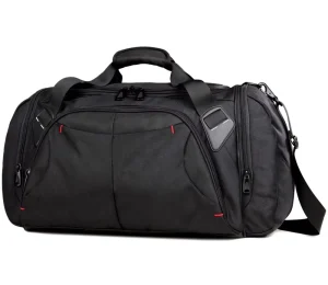 Custom Large Capacity Outdoor Travel Duffle Bag for Men Waterproof Polyester Lightweight Durable with Zipper Closure