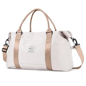 Custom Large Capacity Portable Sports Duffel Bag Wet Shoes Compartment for Women and Men Travel and Gym Use
