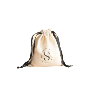 Custom Logo Cotton Linen Drawstring Bag Canvas Drawstring Bag Promotion Gift packing