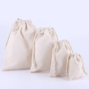 Custom Logo Cotton Luxury Handbag Dust Bag Cotton Drawstring Bag Bolsa De Polvo Cover Dust Bag With Shoes Cloth