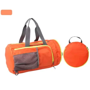 Custom Logo Design Large Capacity Polyester Duffel Bags with Zipper Closure and Recycled Feature