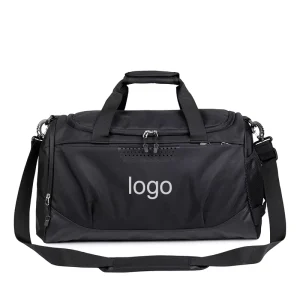 Custom Logo Design Waterproof Travel Duffel Bag Gym Sports Fitness Duffel Bag with Shoes Compartment for Man