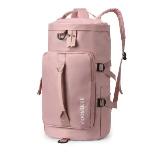 Custom Logo Duffel Bag Women Men Waterproof Gym Sports Travel Duffle Bag with Shoes Compartment