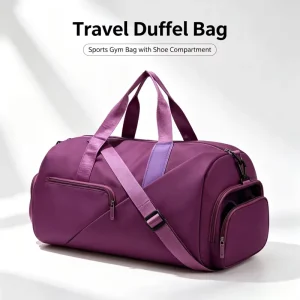 Custom Logo Factory Large Gym Bag for Women Portable Dance Yoga Bag for Fitness Workout Sports and Travel