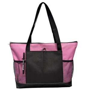 Custom Logo Fashion Design Polyester Shoulder Bag for Women Zipper Closure Daily Handbag and Purses Tote Bag