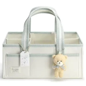 Custom Logo Felt Diaper Bag Cross Border Diaper Tote Bag Mommy Large Capacity Handheld Foldable Storage