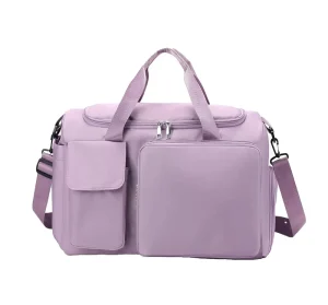 Custom Logo Foldable Compartment Waterproof Sports Travel Duffel Bag