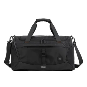 Custom Logo Foldable Portable Vintage Style Travel Duffle Bag Zipper Large Capacity Polyester Material Sports Gym