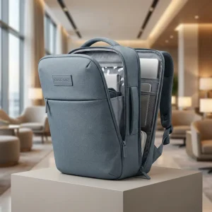 Custom Logo GOOD CSAT 180 Clamshell Oxford Travel Backpack Professional OEM ODM Factory Service High end Business Laptop Bag
