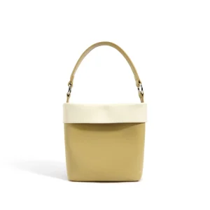 Custom Logo Genuine Leather Ladies Tote Handbags High Quality Crossbody Bag Fashion Design Women Bucket Shoulder Bags