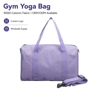 Custom Logo Gym Bag Large Capacity Travel Duffel Bag Waterproof 600D Fabric Sports Bag for Women Men Weekend Trip