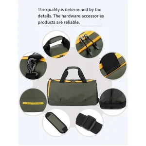 Custom Logo Gym Bag for Men Women with Shoes and Dry Wet Compartment Duffel Bag for Travel Fitness Sport Equipment