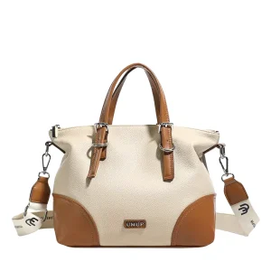 Custom Logo Ladies Small Vintage Style PU Leather Tote Handbags Luxury Crossbody Bags for Women with Fashionable Trendy Design
