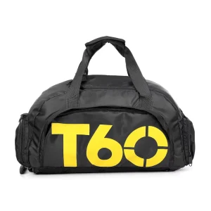 Custom Logo Large Multifunctional Waterproof Nylon Sports Backpack Travel Carry Bag Gym Duffel Bag with Shoe Compartment