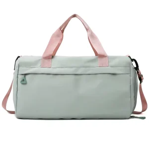 Custom Logo Large-capacity Gym Luggage Bag Dry-Wet Shoe Compartment Waterproof Wear-Resistant Duffel for Business Travel Sports