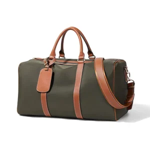 Custom Logo Leather Sports Duffel Bag Large Capacity Waterproof Travel Luggage Tote Bag Durable Bags for Gym Exercise
