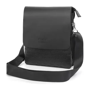 Custom Logo Luxury PU Leather Satchel Bag Men’s Business Messenger Bag Crossbody Shoulder Bag for Travel Work