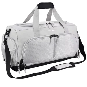 Custom Logo Modern Travel Fitness Backpack Shoes Compartment Portable Men Women Waterproof Sport Duffel Bag