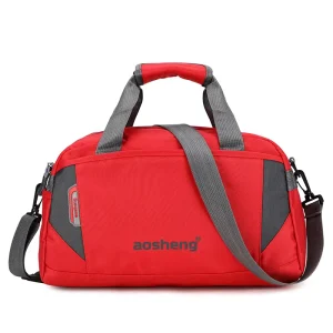 Custom Logo Nylon Duffel Travel Bag Waterproof Sports Gym Bag with Separation Feature
