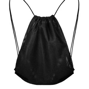 Custom Logo Printing Design Basketball Gym Mesh Fitness Sports All Seasons Drawstring Backpack