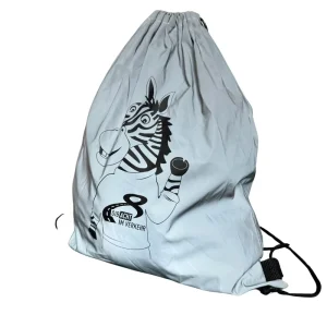 Custom Logo Promotional Reflective Polyester Outdoor Sports Drawstring Backpack Bag