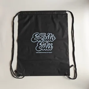 Custom Logo Recycled Waterproof CPE Drawstring Backpack Outdoor Sport Gym Storage Sack Drawstring Bag Pouch