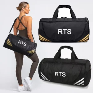 Custom Logo Ripstop Gym Bag for Men and Women Fitness Sports Duffle with Shoes Compartment