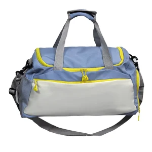 Custom Logo Sport Gym Duffel Bag with Shoe Storage Low MOQ Polyester Lining Woman’s Custom Sports Bag Quality Travel Bag