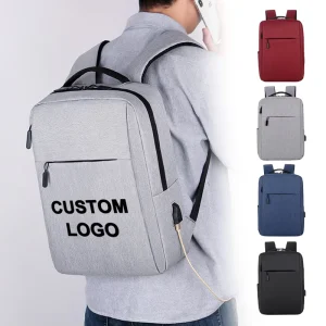 Custom Logo Travel School College Bag Big Capacity Smart USB Laptop Bag Sport Laptop Backpack for Computer