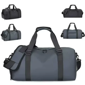 Custom Logo Unisex Casual Luxury Modern Durable Light Weight Gym Duffle Bag Large Capacity Waterproof Oxford Polyester Lining