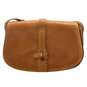 Custom Logo Vintage Flap Crossbody Bag Top Layer Cowhide Leather Small Messenger Bag Women Daily Travel Shopping