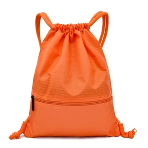 Custom Logo Waterproof Digital Printed Polyester Drawstring Backpack for Sports Event Promotional Giveaways