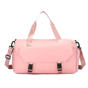 Custom Logo Waterproof Nylon Sports Gym Bag Women’s Training Fitness Travel Handbag Yoga Mat Bag Outdoor Sports Shoulder Bag