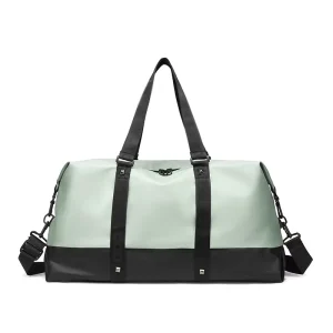 Custom Logo Waterproof Single Shoulder Womens Gym Duffel Bag Lightweight Overnight Travel Sports Bag