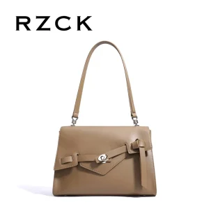 Custom Luxury Designs Unisex Messenger Bag Retro Fashion Large Capacity Daily Genuine Leather Hand Bag for Lady