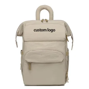 Custom Mom Backpack Casual Travel Baby Product Large Capacity Multi Compartment Lightweight Diaper Bags Backpack