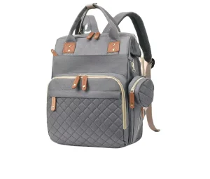 Custom Multifunctional 3 in 1 Diaper Bag Waterproof Nappy Baby Bag Mommy Backpack Diaper Bag with Baby Bed