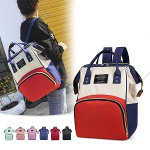 Custom Multifunctional Waterproof Backpack Care Travel Baby Tote Bag Diaper for Mommy Bag