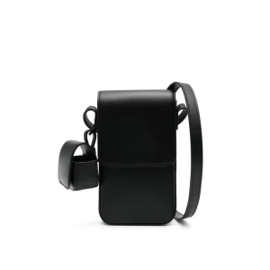 Custom New Design Portable Fashion Genuine Leather High Quality Phone Pouch Holder Crossbody Bag With Small Earphone For Ladies