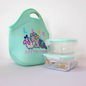 Custom OEM Printing Full Color Sublimation Low MOQ Portable Tote Insulated Neoprene Lunch Cooler Bag for Outdoor