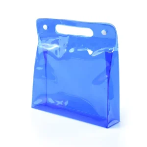 Custom PVC Small Plastic Bag With Logo Printed Snap and Hand Bag