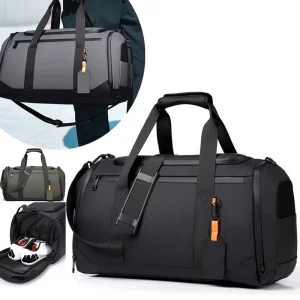Custom Personalized Men’s Large Gym Sports Bag Logo for Kids Back Bag Men’s Shoe Sport Travel Bag for Students and Athletes