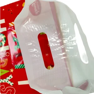 Custom Print Logo Garment LDPE Heat Seal Durable Plastic Shopping Bags with Die Cut Handles