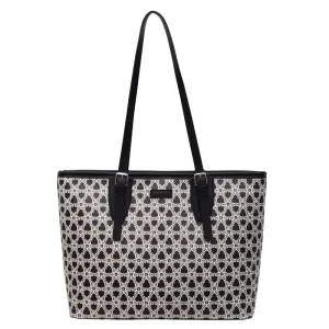 Custom Printed Closure Portable Tote Bag Luxury Large Capacity Cross Body Messenger PU Ladies Shoulder Handbag