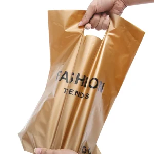 Custom Printed LDPE Premium Feel Boutique Shopping Bag Beauty Salon Plastic Shopping Bag
