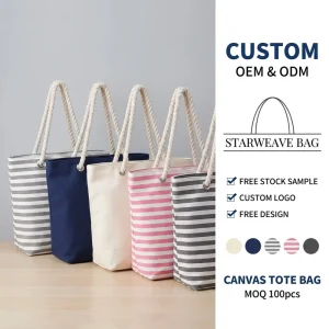 Custom Printed Large Tote Beach Bag Eco-Friendly For Pink Waterproof Canvas Sand Proof Swim Pool Tote Shopping Bag For Women