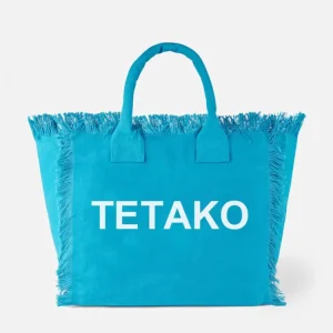 Custom Printed Logo Women Large Summer Canvas Fringe Shoulder Handbag Tassels Beach Tote Bag for Women