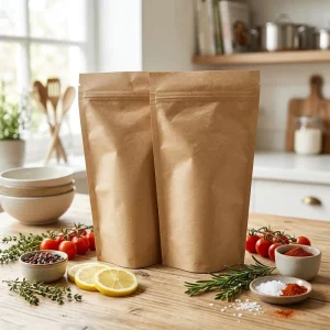 Custom Printing 200g 300g Ziplock Pouch Snack Packaging Snack Candy Stand up Zipper Pouch Bag with Zipper