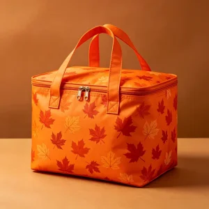 Custom Reusable Thermal Insulated Cooler Bag Recyclable Durable Non Woven Leak Proof Portable Lunch Bag for Grocery Carrying