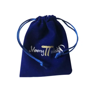 Custom Size Velvet Drawstring Pouch with Custom Logo and Screen Printed for Jewelry Packaging and Gifts
